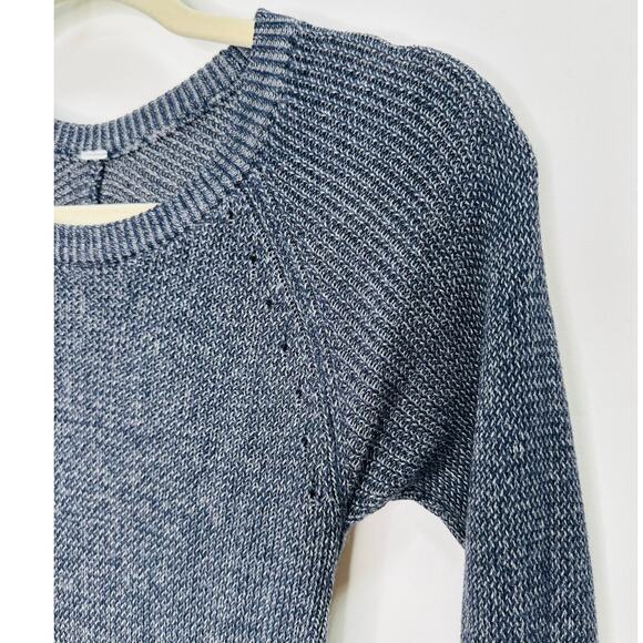 Lululemon Cabin Yogi Long Sleeve Cashmere Blend Sweater in Heathered Grey size 2 - Picture 5 of 11